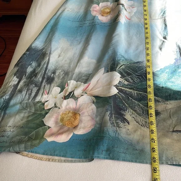 Farm long dress 100% silk - minor flaws (see pictures) - Picture 15 of 16
